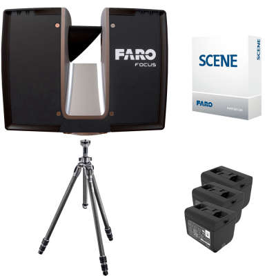 Лазерный сканер FARO Focus Premium 150 + штатив Gitzo + ПО Scene + сферы